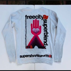 Freecity women’s sweatshirt Sz S
